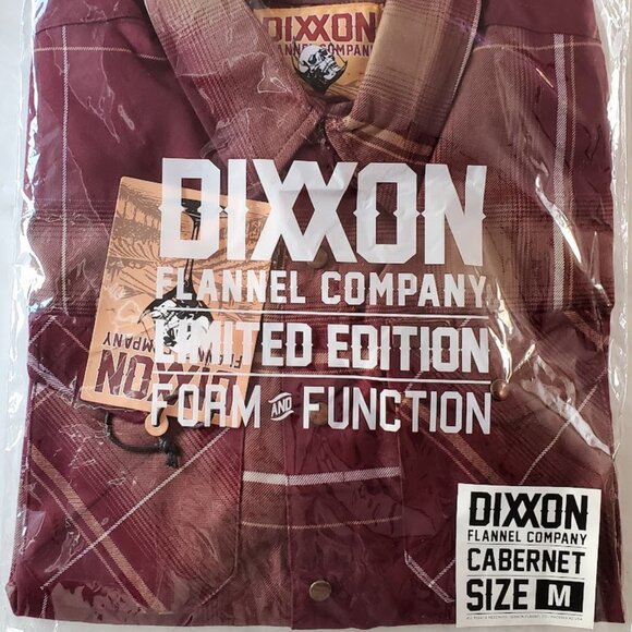 DIXXON Flannel CABERNET Limited Edition Flannel Shirt - Men's M - Picture 10 of 12